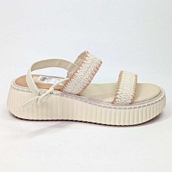 Dolce Vita Daiya Women's Ivory Platform Sandals Size 9 (MSRP $130) - Picture 1 of 9